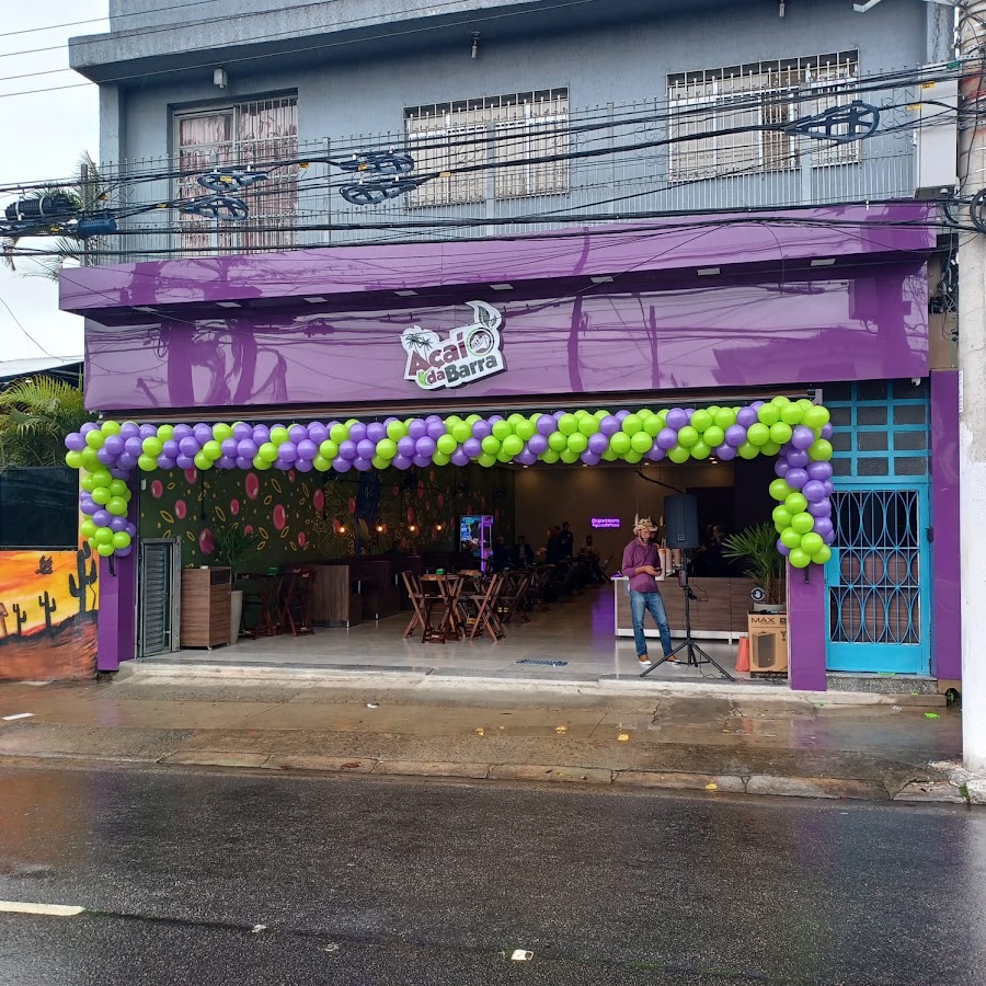Fachada de Açaí da Barra