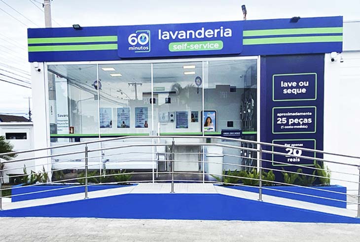 Fachada de 60 Minutos Lavanderia Self-Service