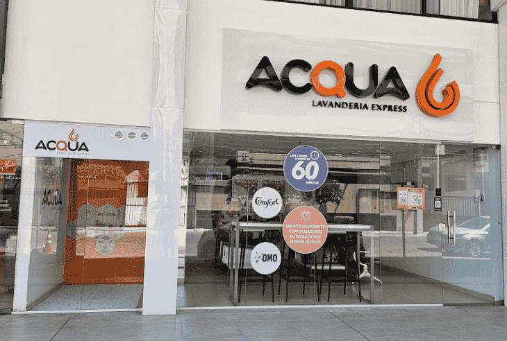 Fachada de Acqua Lavanderia Express