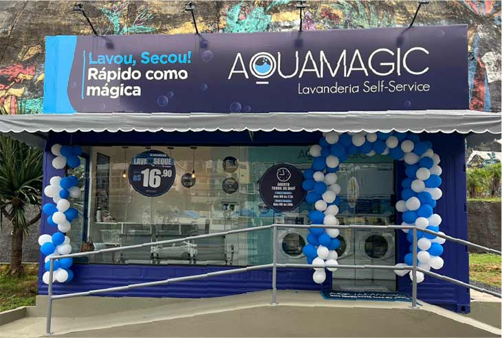 Fachada de Aquamagic Lavanderias Self-Service