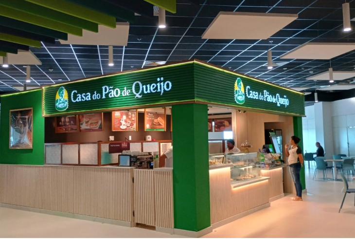 Fachada de Casa do Pão de Queijo