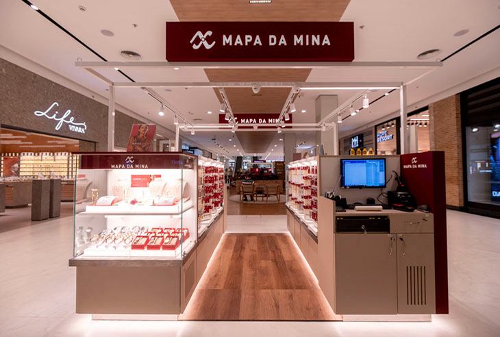 Fachada de Mapa da Mina